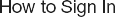 Current Member Sign In